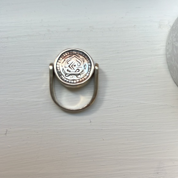 Silpada, 925 silver flip, double sided ring , size 7. - Picture 3 of 7